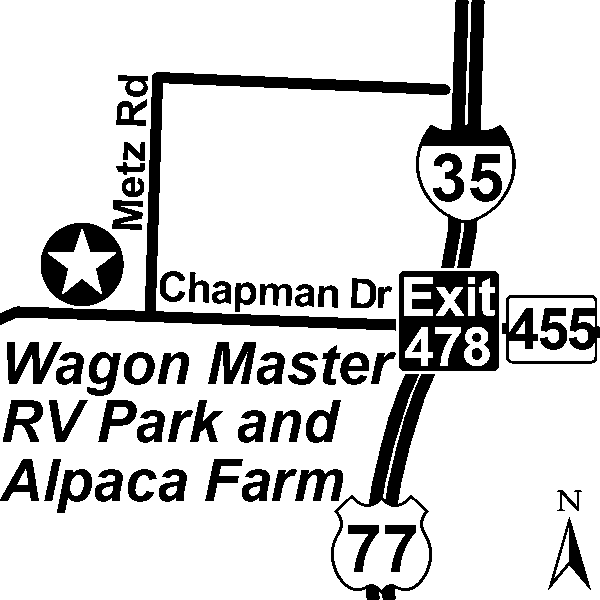Wagon Master RV Park and Alpaca Farm Passport America Camping & RV Club