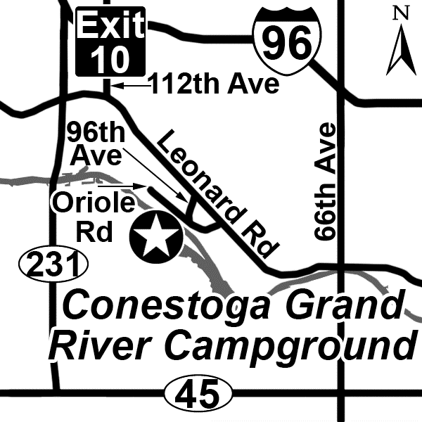 Conestoga Grand River Campground Passport America Camping & RV Club
