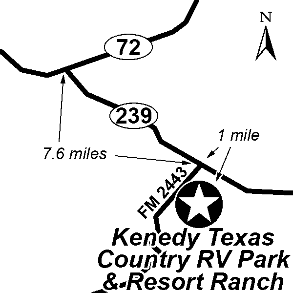 Kenedy Texas Country RV Park & Resort Ranch Passport America Camping