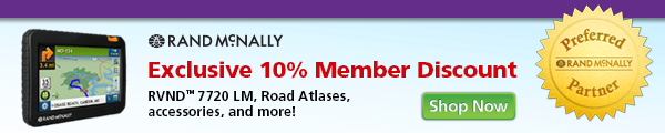Get a discount for Rand McNally GPS units for being a Passport Member