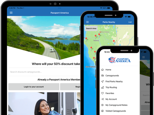 Passport America Mobile Applications