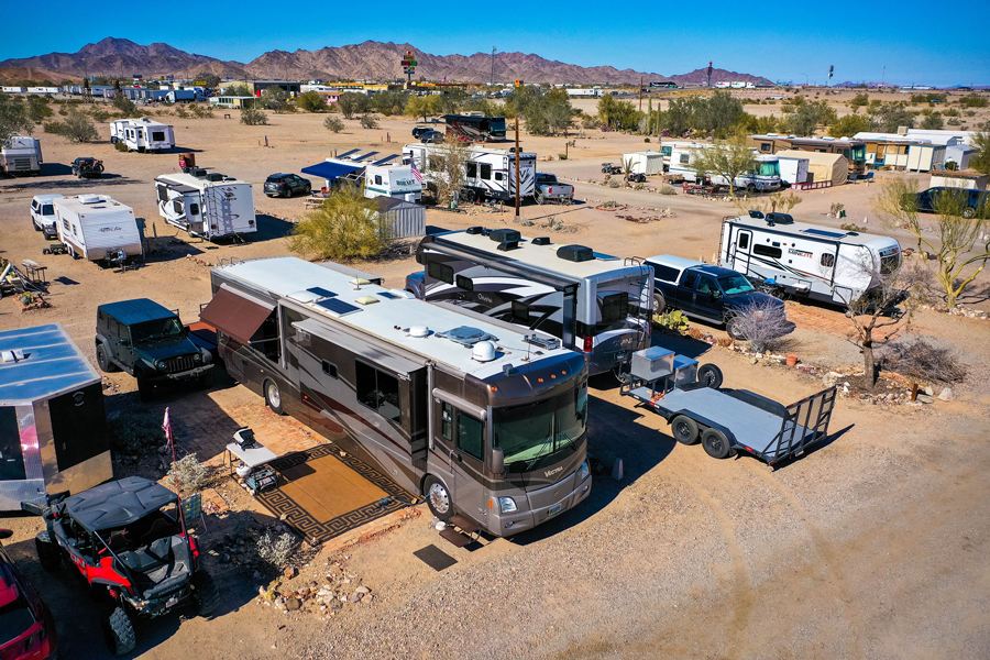 Desert Gardens Quartzsite RV Park Passport America The ORIGINAL 50 Discount Camping & RV Club