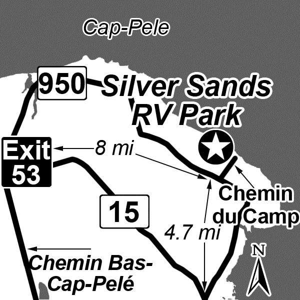 camping in cap pele nb