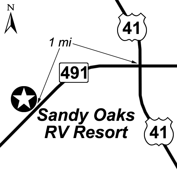 Sandy Oaks RV Resort Passport America Camping & RV Club