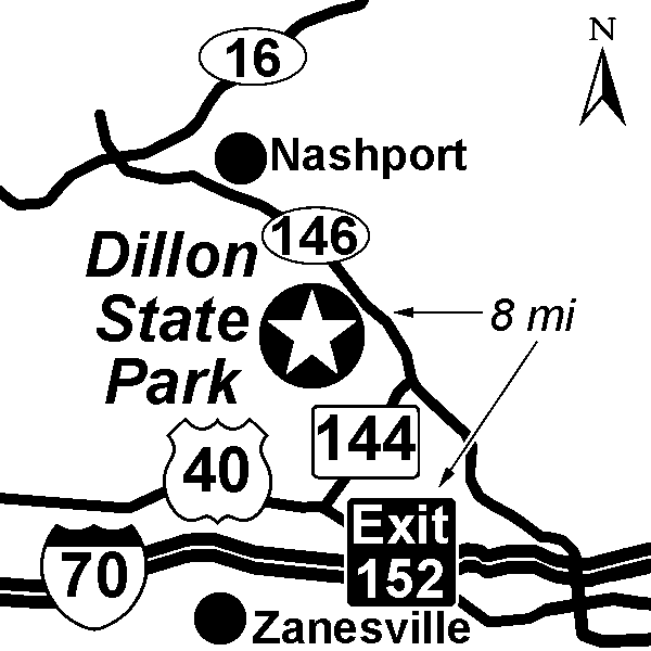 Dillon State Park Campground Map