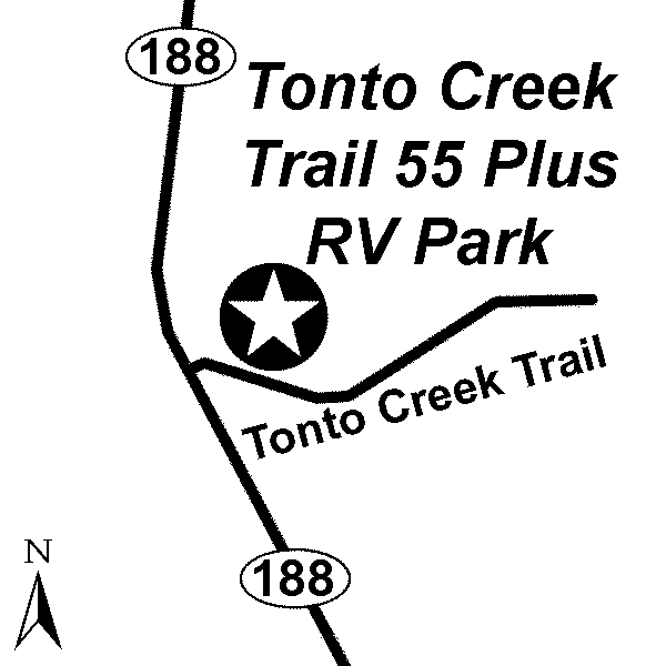Tonto Creek Trail 55 Plus RV Park Passport America Camping & RV Club