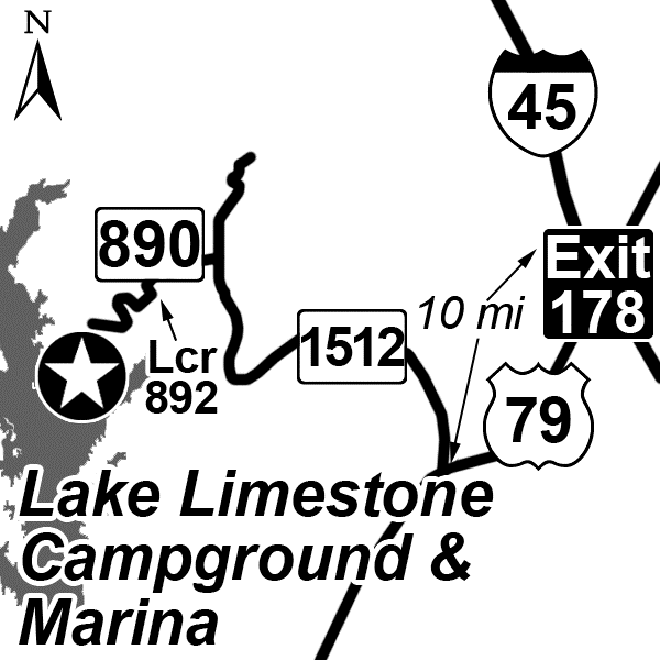 Limestone Campground Map