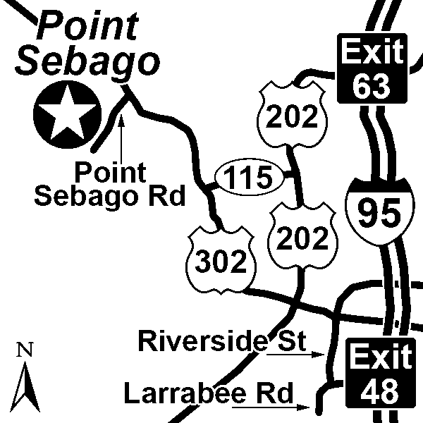Point Sebago Resort Map