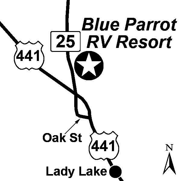 Blue Parrot RV Resort Passport America Camping & RV Club