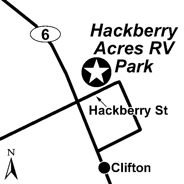 Hackberry Acres RV Park Passport America Camping & RV Club